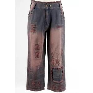 NEW PAPERLACE queen of hearts distressed jean